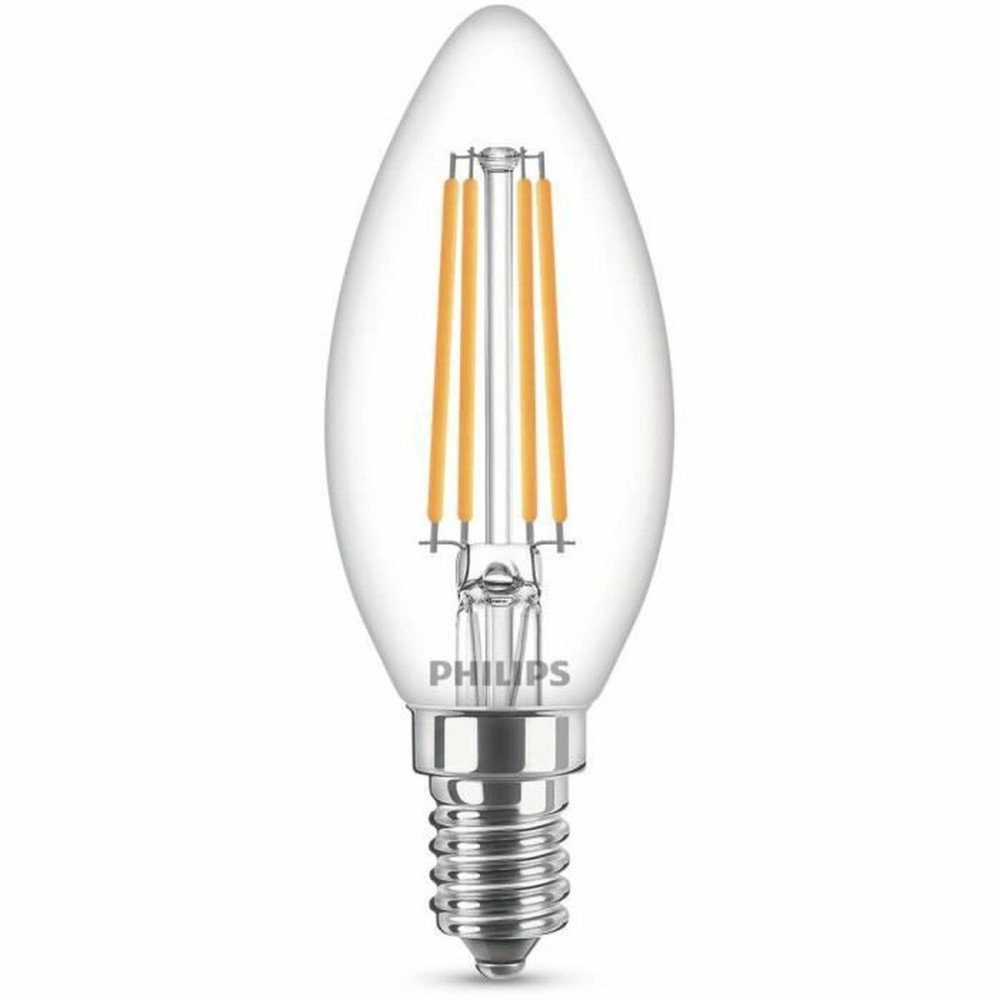 Bec LED Lumânare Philips Equivalent  E14 60 W Alb E (2700 K)