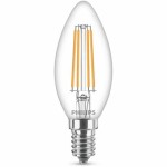 Bec LED Lumânare Philips Equivalent  E14 60 W Alb E (2700 K)