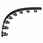 Plasă de camuflaj Nature 6040610 Negru Plastic