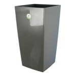 Ghiveci Riviera Nuance Gri Pătrat 29 x 29 x 52 cm 29 x 29 cm