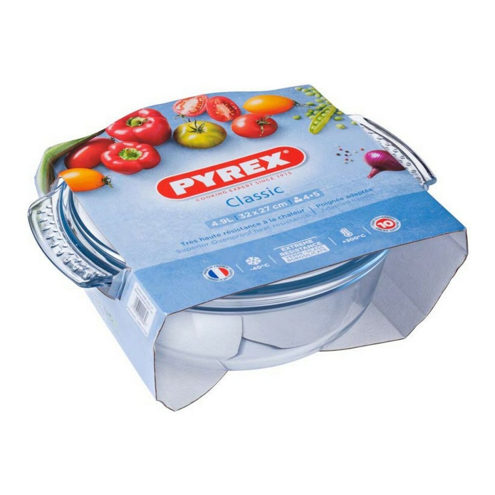 Caserolă Cu Capac de Sticlă Pyrex 118A000/5043 Transparent Sticlă
