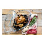 Vas pentru Cuptor Pyrex 1040712 Alb Transparent Sticlă Temperată 6 L 4,5 g 4,5 L
