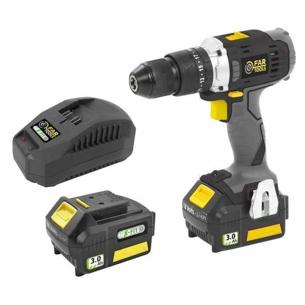 Set burghiu și accesorii Fartools 18 V 40 Nm