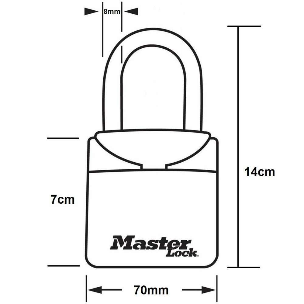Lacăt cu cifru Master Lock 5406EURD