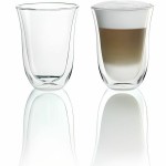 Set de pahare DeLonghi 5513214611 22 cl Transparent (2 Unități)