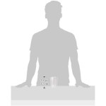 Set de pahare DeLonghi 5513214611 22 cl Transparent (2 Unități)