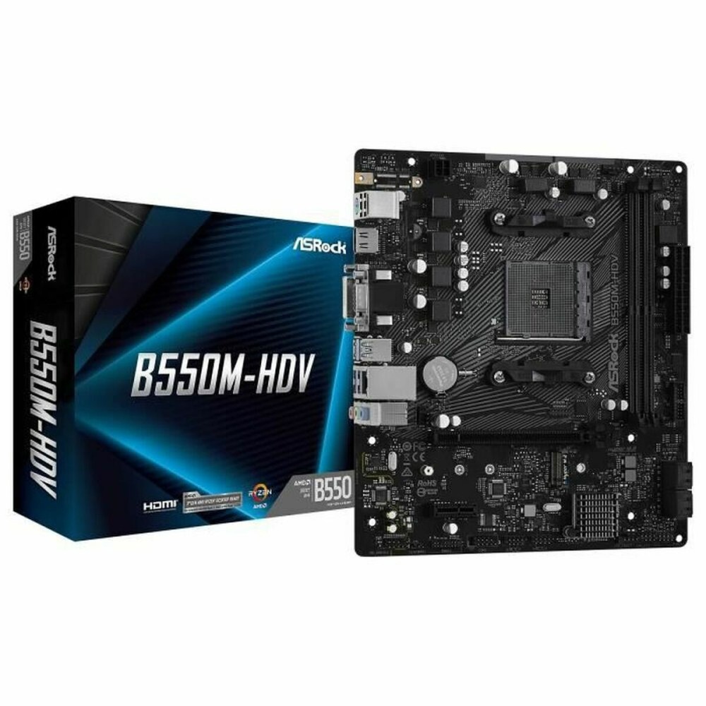 Placă de Bază ASRock B550M-HDV AMD B550