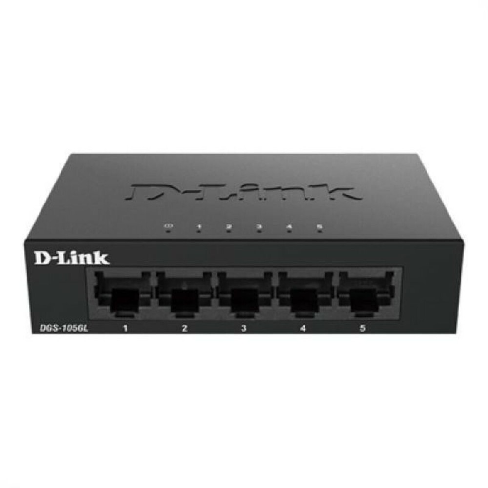 Switch de Birou D-Link DGS-105GL 5 p 10 / 100 / 1000 Mbps Negru