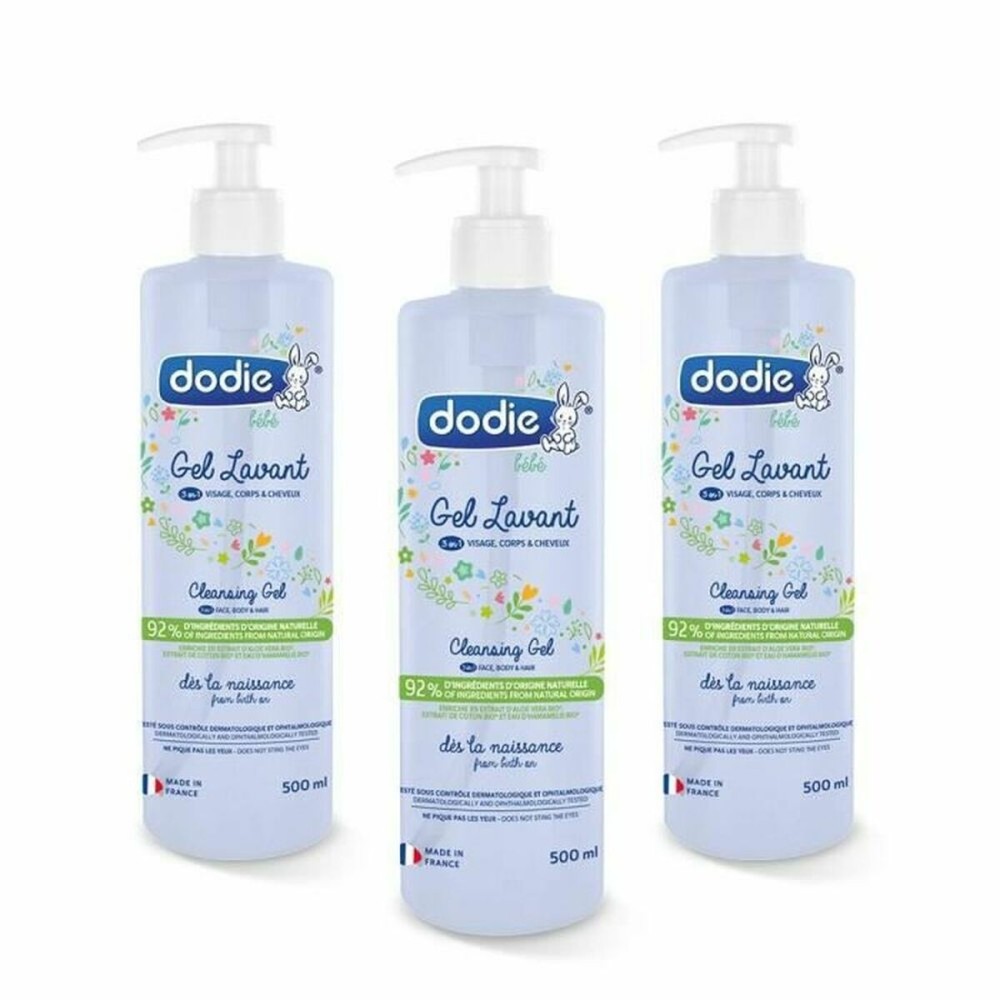 Gel de duș Dodie 500 ml 3 Piese (3 Unități)