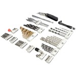 Set de rulouri BOSCH 2608P00234 76 Piese Oțel inoxidabil Husă de transport