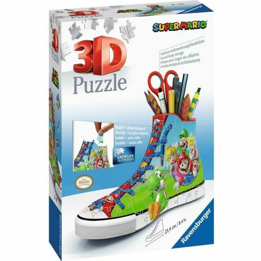 Puzzle 3D Ravensburger Sneaker Super Mario 108 Piese