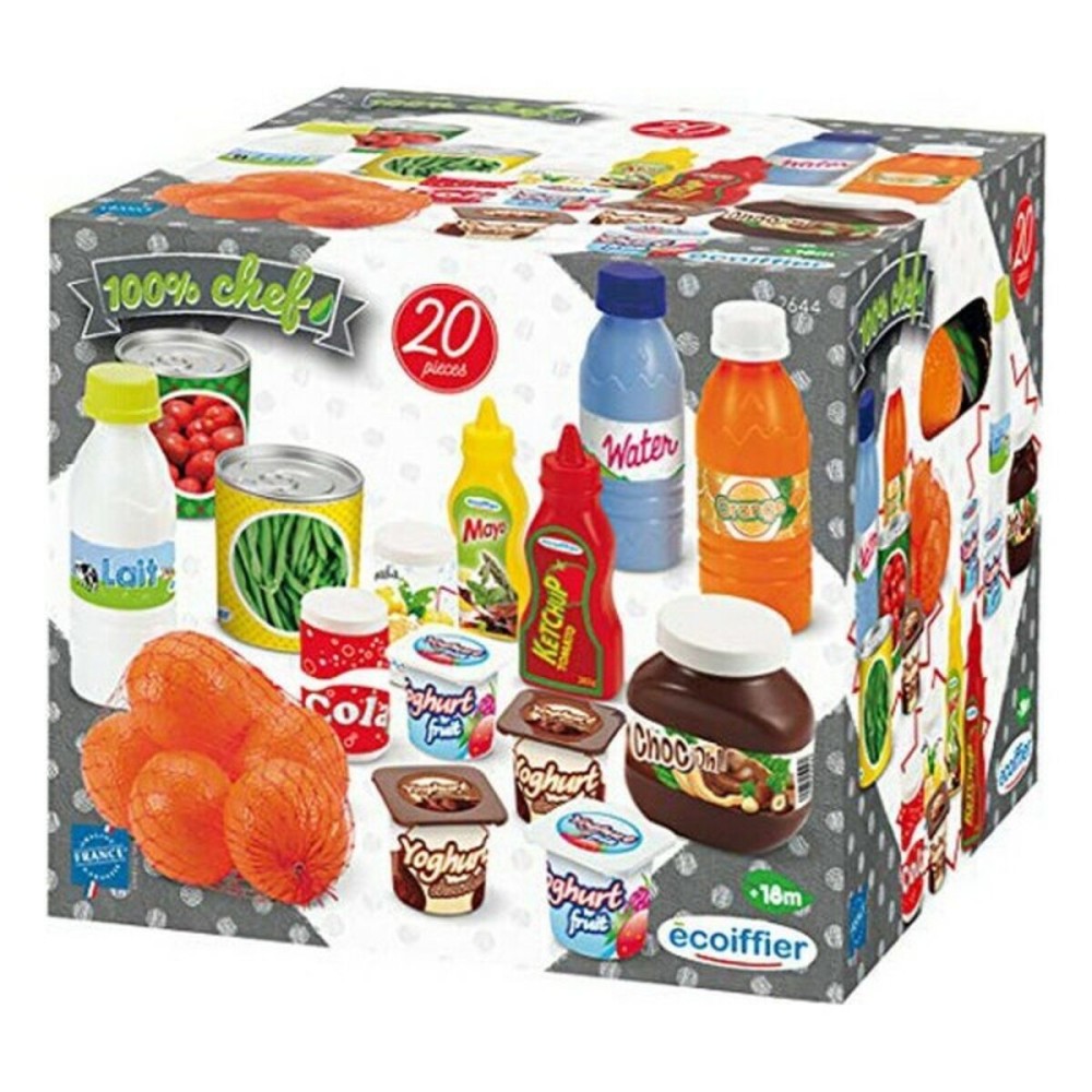 Set de Alimente de Jucărie Ecoiffier Pack Drive Accessories Dinette (20 pcs)