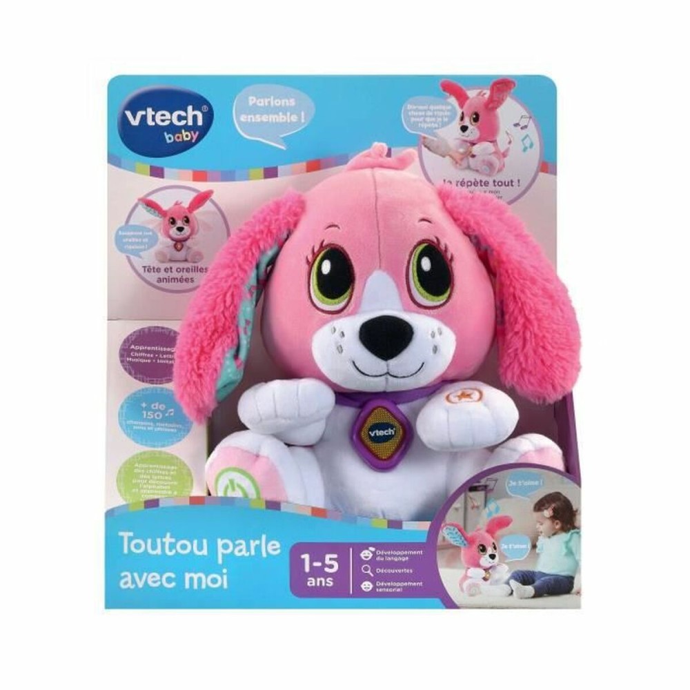 Jucărie de Pluș cu Sunet Vtech Baby Doggie Talk to me (FR) Câine