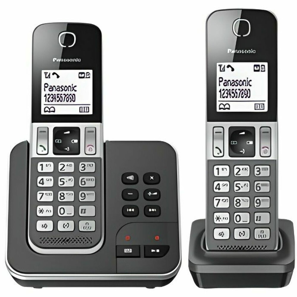 Telefon fără Fir Panasonic KX-TGD322 Alb Negru Negru/Gri