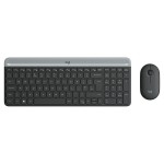 Tastatură și Mouse Logitech 920-009190 Negru Gri Franceză AZERTY