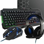 Tastatură și Mouse The G-Lab Combo Argon AZERTY Negru Franceză AZERTY