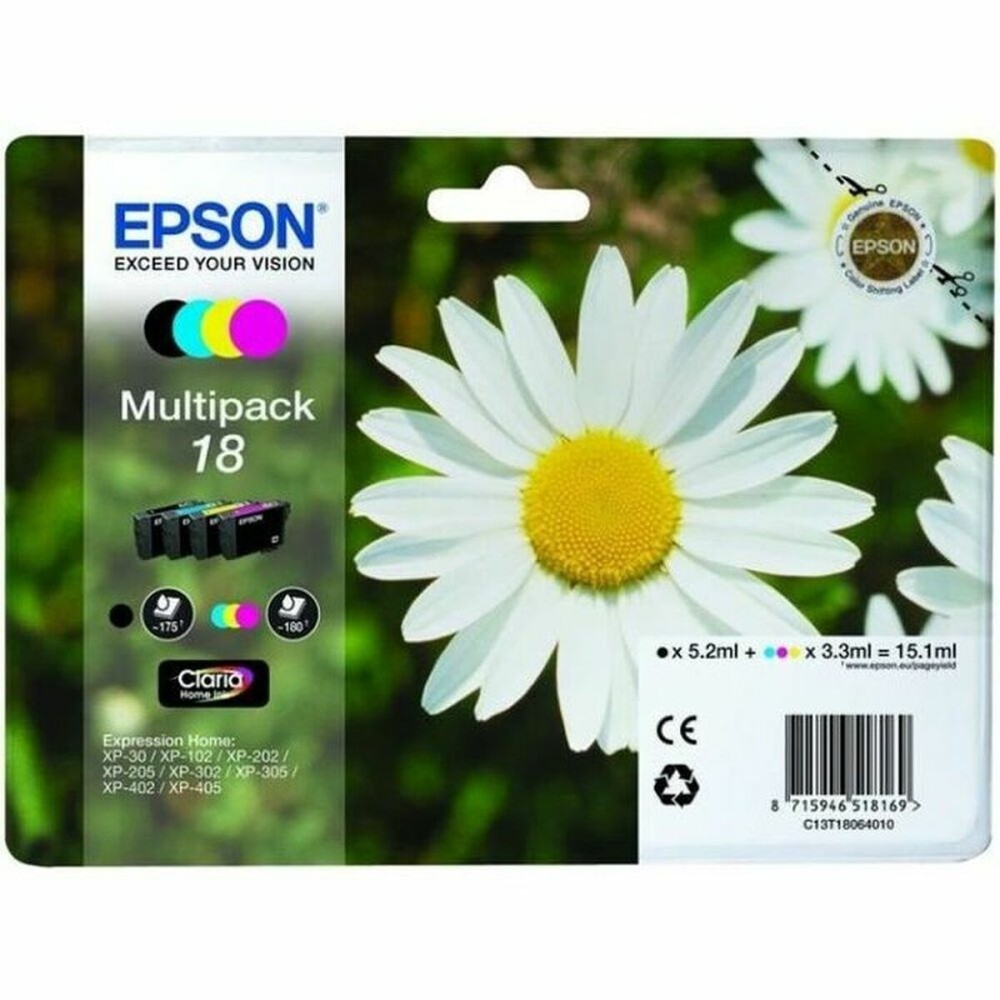Cartuș cu Cerneală Originală Epson Multipack Galben Negru Multicolor