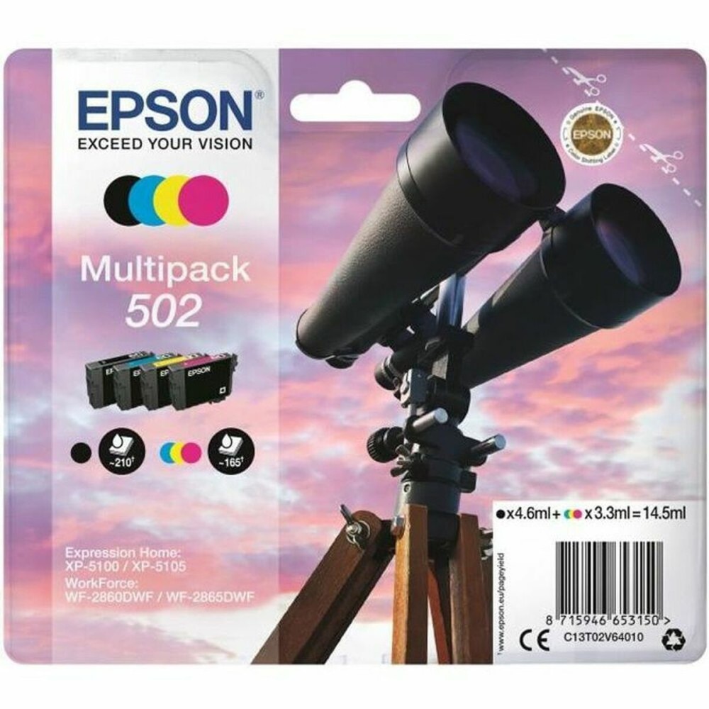 Cartuș cu Cerneală Originală Epson Multipack 502 Multicolor