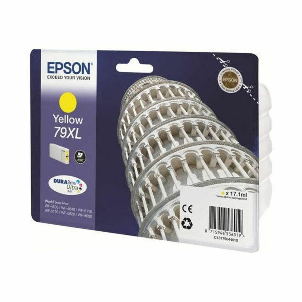 Cartuș cu Cerneală Originală Epson 79XL Pisa Tower Galben