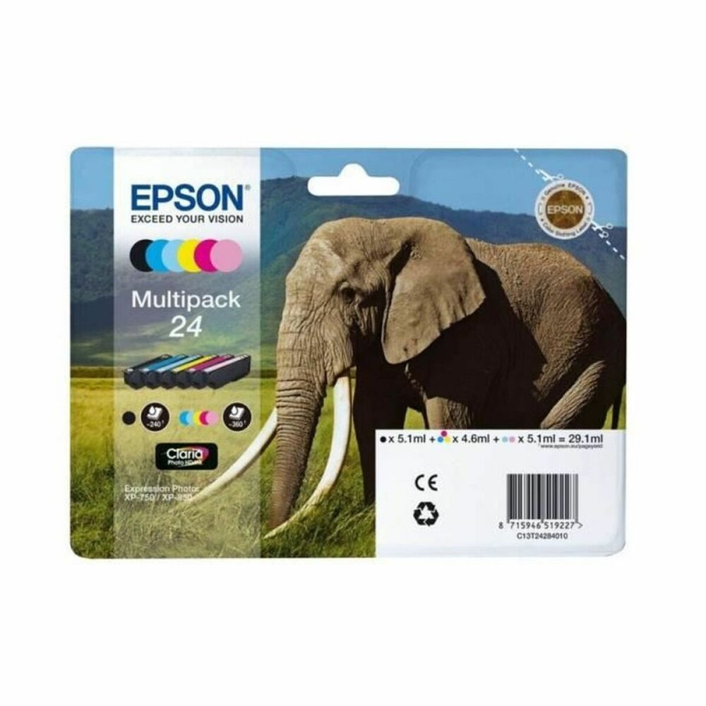 Cartuș cu Cerneală Originală Epson Multipack 24 Galben Negru Cyan Magenta