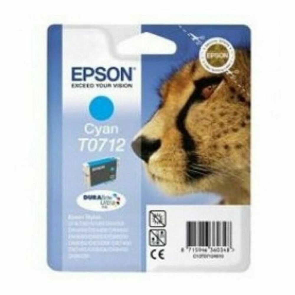 Cartuș cu Cerneală Originală Epson T0712 Albastru Cyan