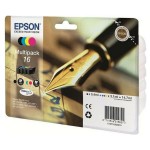 Cartuș cu Cerneală Originală Epson Multipack 16 Galben Negru Cyan Magenta