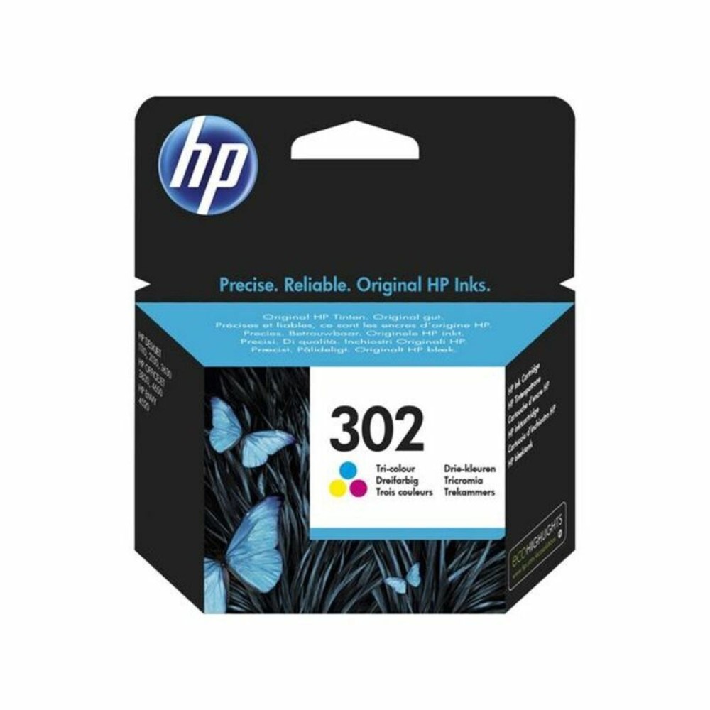 Cartuș cu Cerneală Originală HP F6U65AE#UUS Negru Tricolor Cyan/Magenta/Galben