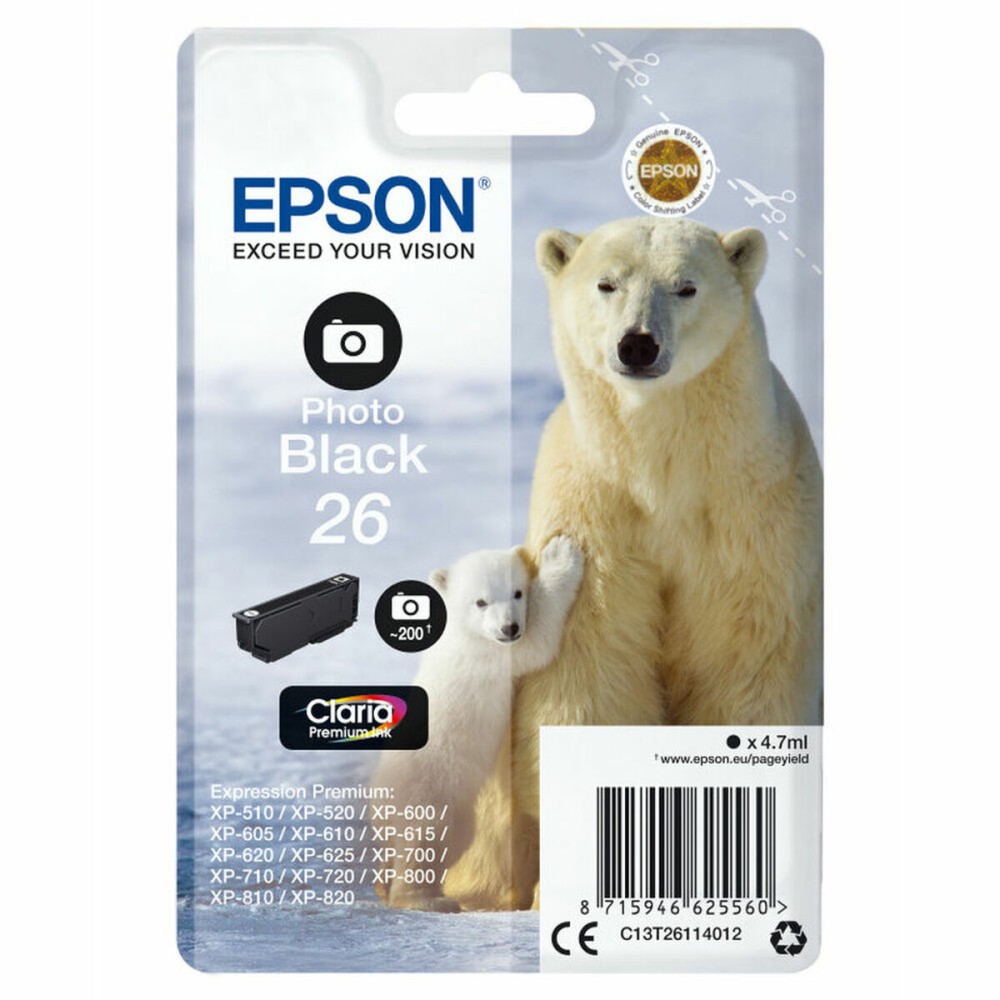 Cartuș cu Cerneală Originală Epson T2611 Negru