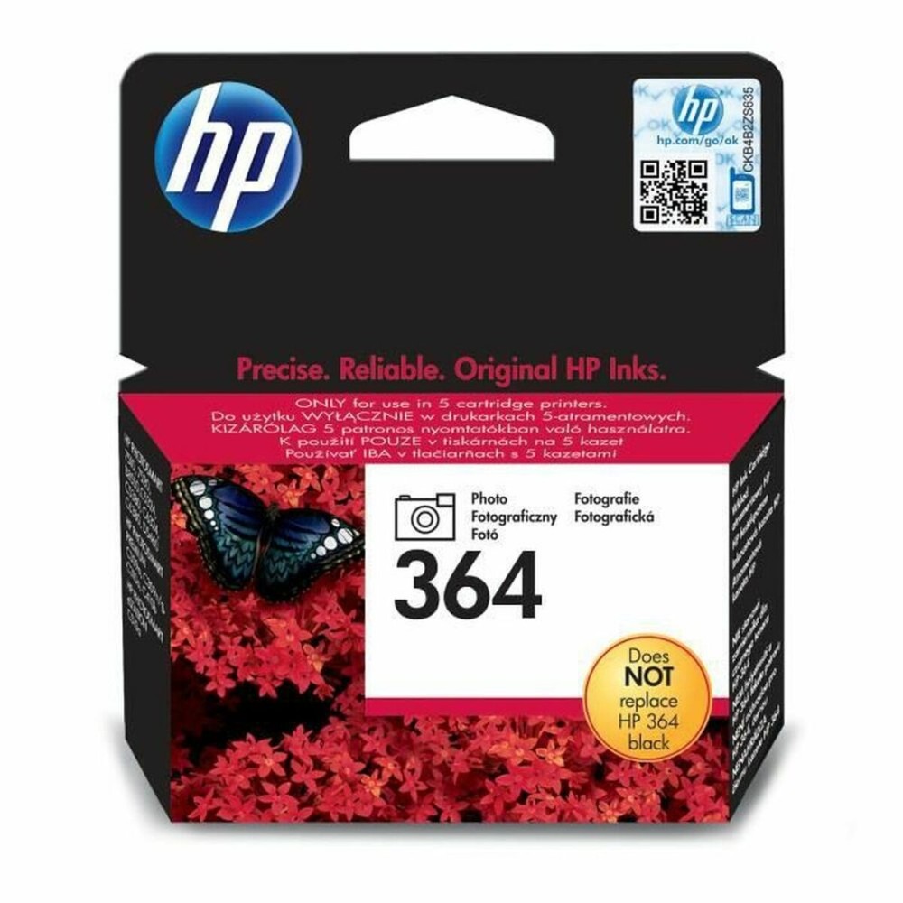 Cartuș cu Cerneală Originală HP 364 Negru