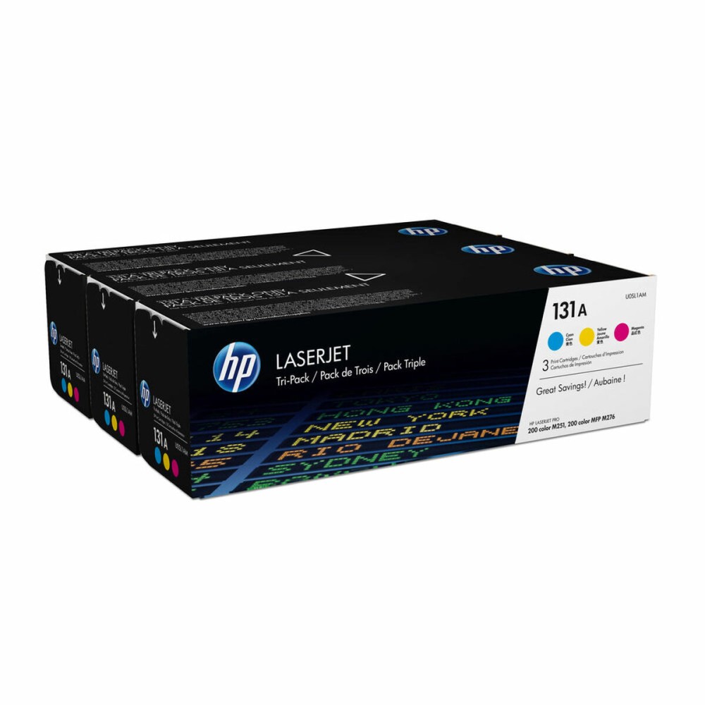 Toner HP 131A Cyan/Magenta/Galben Galben Multicolor Tricolor