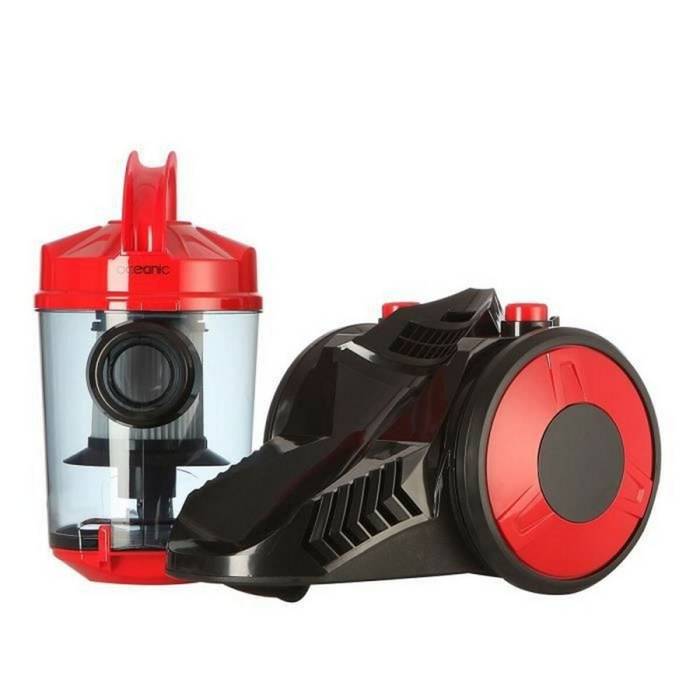 Aspirator fără Sac Oceanic VC10RBAX2 Negru Roșu rouge 700 W
