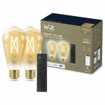 Bec Inteligent Wiz ST64 E27 50 W Multicolor Auriu* 7 W 640 lm (2 Unități)