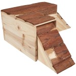 Casă pentru rozătoare Kerbl 37 x 37 x 16 cm Maro Lemn Rozătoare