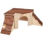 Casă pentru rozătoare Kerbl 37 x 37 x 16 cm Maro Lemn Rozătoare