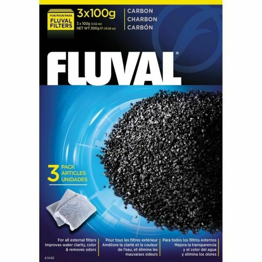 Cărbune Fluval Vărsător 3 x 100 g