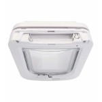 Ușă de acces SureFlap SUR001 Animale de Companie Alb (21 x 21 cm)