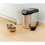 Recipient metalic de mâncare pentru câini Curver Argintiu polipropilenă 35 L 12 kg