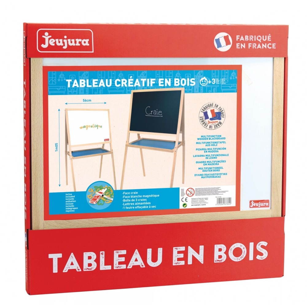 Tablă cu Două Fețe Jeujura Wooden Painting Magnetic