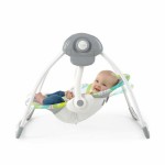 Scaun Balansoar Ingenuity Compact portable swing Multicolor animale