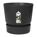 Ghiveci Elho Greenville Negru Plastic Rotundă Rotund Ø 30 cm Ø 29,5 x 27,8 cm