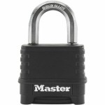 Lacăt cu cifru Master Lock M178EURD Oțel Zinc Negru