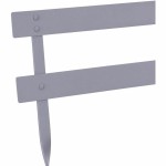 Set de Masă cu 2 Scaune Gri