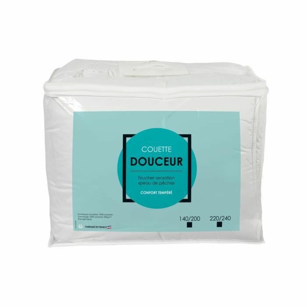 Material de umplutură nordic Alb 300 g/m² 140 x 200 cm