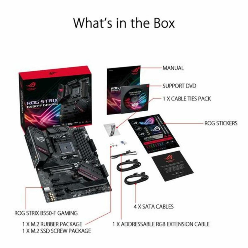 Placă de Bază Gaming Asus Rog Strix B550-F ATX AM4