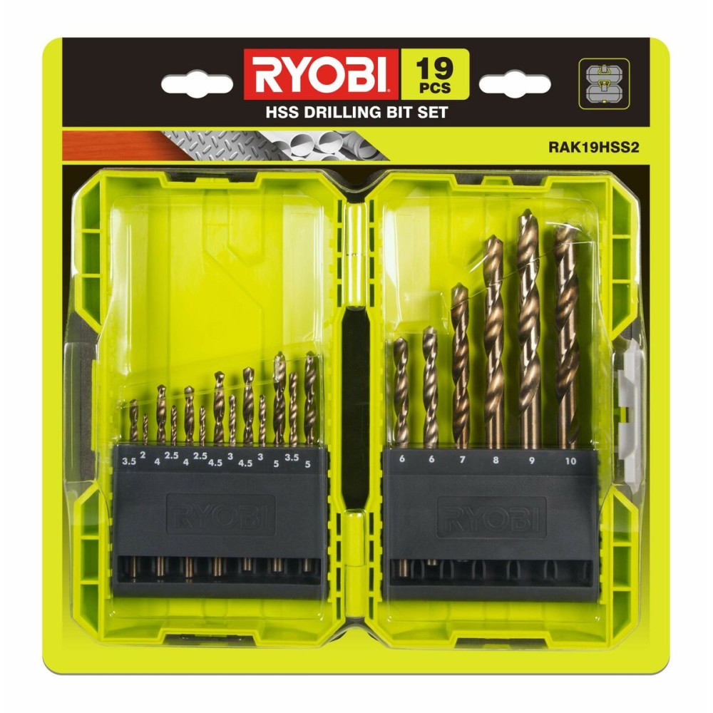 Set de rulouri Ryobi 5132004390 19 Piese