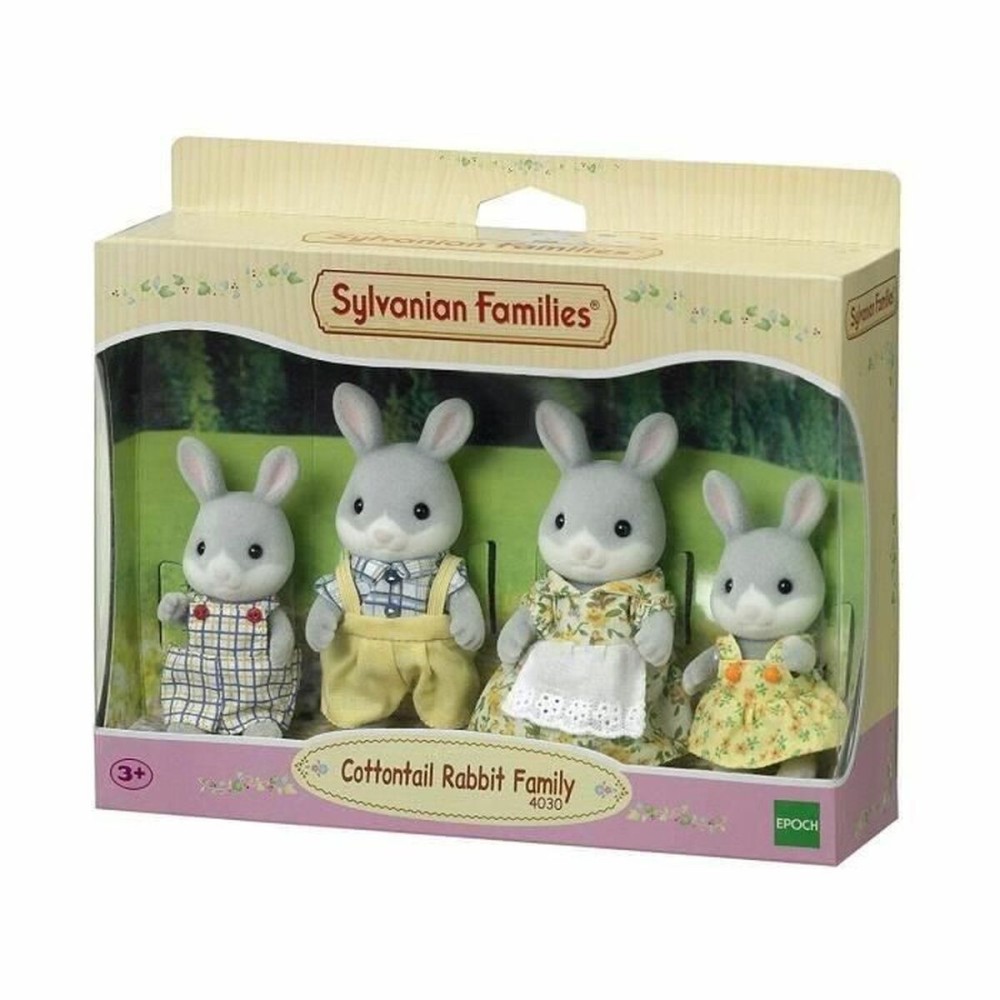 Set de păpuși Sylvanian Families Family Gray Rabbit