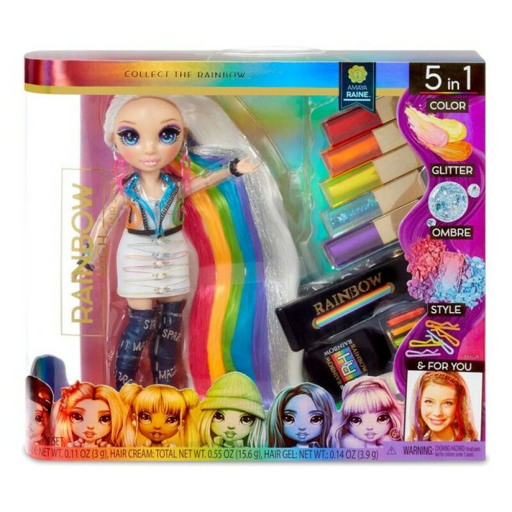 Playset Rainbow Hair Studio Rainbow High 569329E7C 5 în 1 (30 cm)