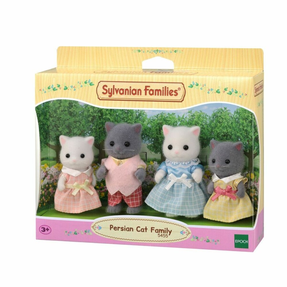 Set de păpuși   Sylvanian Families 5455 The Persian Cat Family 4 x 4 x 9 cm 4 Piese (4 Unități)