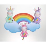 Jucărie de Pluș Gipsy Rabbits Cretins Lapicorn 18 cm Unicorn Infantil