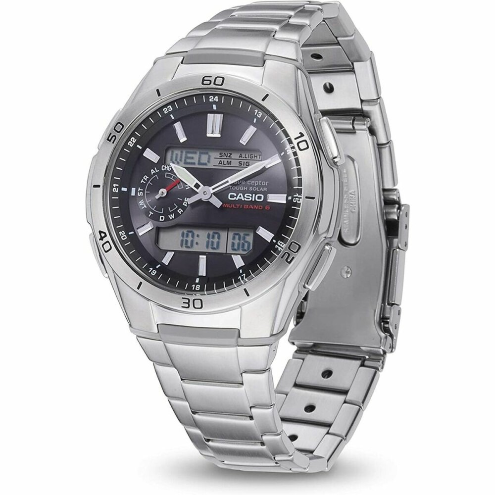 Ceas Bărbați Casio WVA-M650D-1AER Negru Gri Argintiu